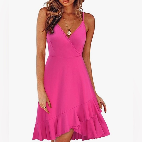 NWT Ultranice Hot Pink Sundress - Picture 6 of 6